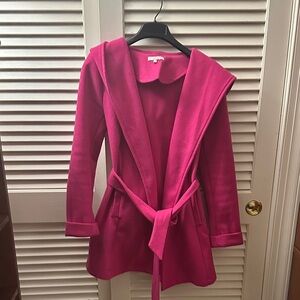 Elegant Pink Women's Coat